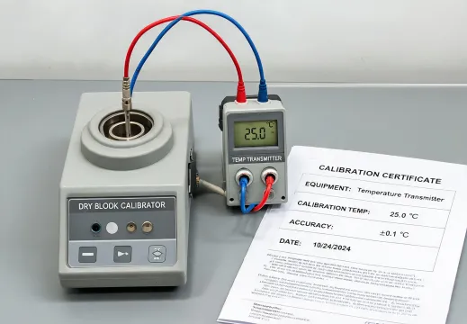 Temperature transmitter calibration