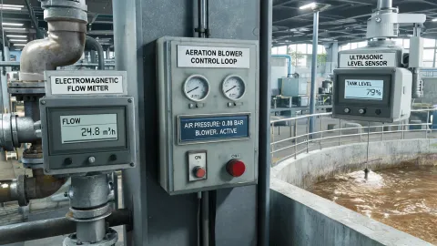 Water wastewater flow metering
